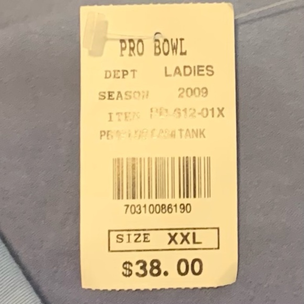 Reebok NWT blue ombré Pro Bowl sport camisole. - Picture 11 of 13
